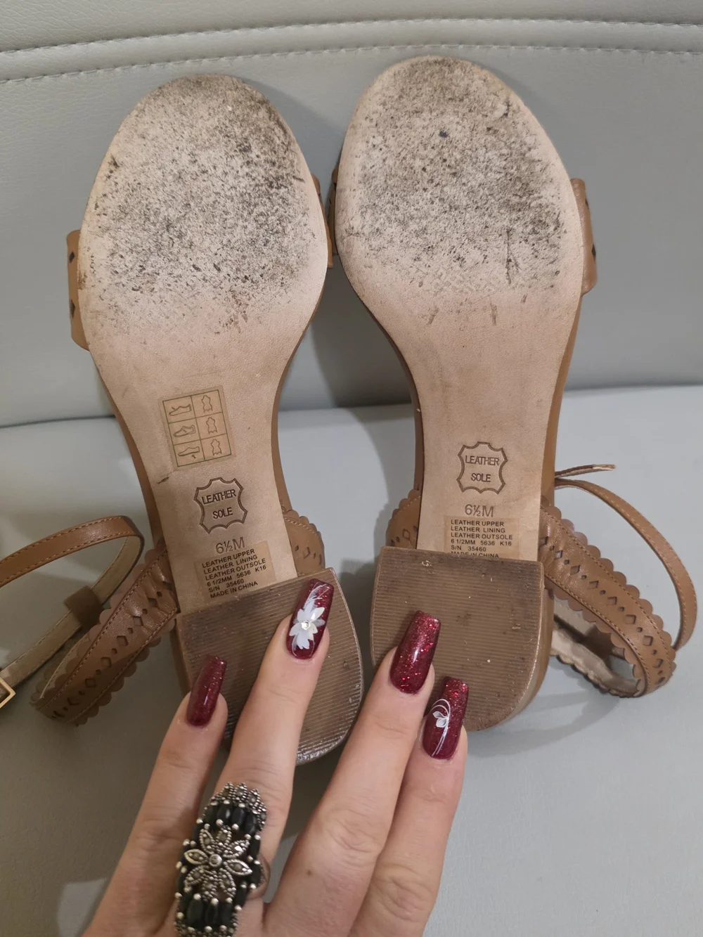 Tory Burch brown leather